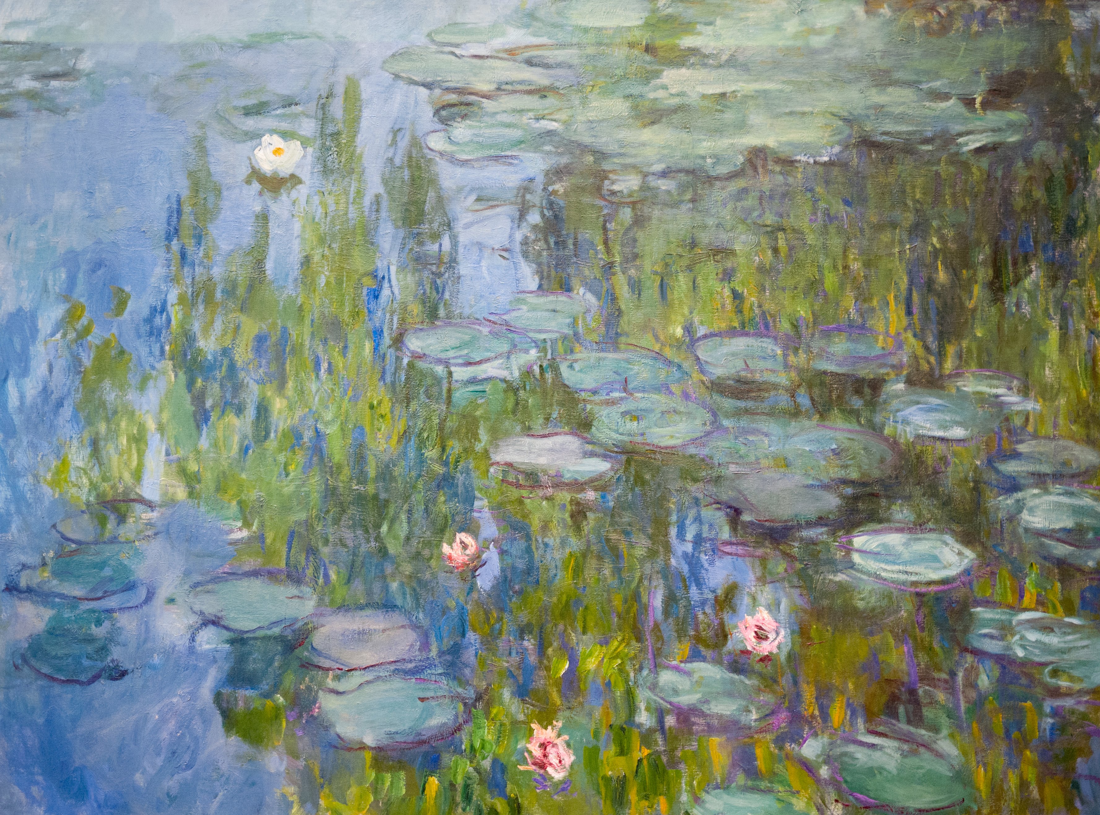 An AI-generated image in the style of a Monet painting